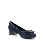 Garnet - Navy Suede