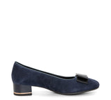 Garnet - Navy Suede