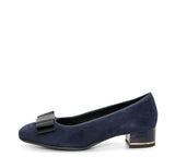 Garnet - Navy Suede