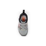 Rave Run v2 Bungee Lace with Top Strap - Slate Grey with Black and Tangerine Heat - Toddlers