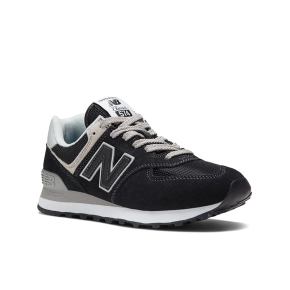 574 Core - Black with White - Women's