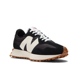 327 - Black with White and Mineral Red - Women's