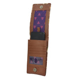 Leather Hand Painted Smartphone Crossbody - Cleopatra's Leopard Tan (1154)