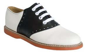 Classic Saddle - White/Black