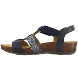 Clover - Navy/Multisnake