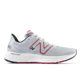 Fresh Foam X 880v13 - Aluminum Grey with Crimson and Black - Men's