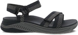 Racquel - Black Herringbone