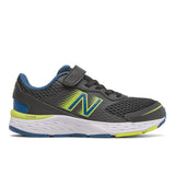 680v6 Bungee - Black with Oxygen Blue and Sulphur Yellow - Kids